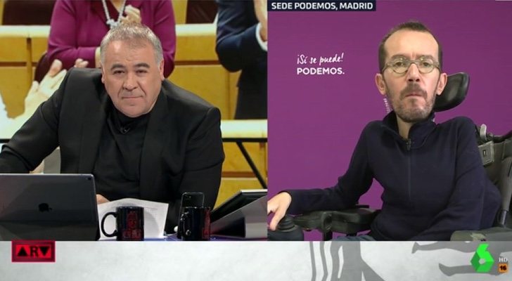 Pablo Echenique en una conexión con 'Al rojo vivo' de Antonio García Ferreras