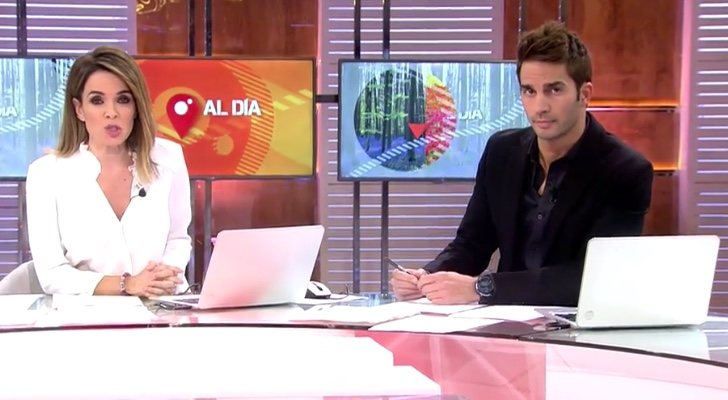 Carme Chaparro y Santi Burgoa en &#39;Cuatro al día&#39;