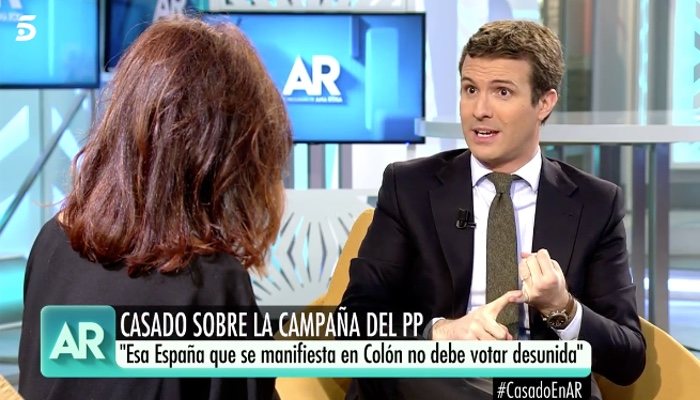 Pablo Casado en &#39;El programa de Ana Rosa&#39;