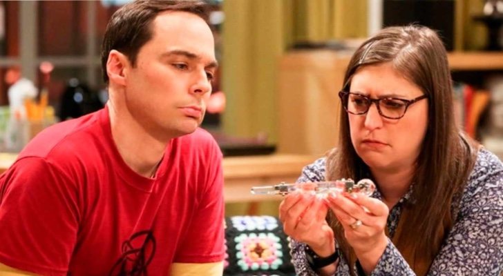  Amy Farrah Fowler y Sheldon Cooper en 'The Big Bang Theory'