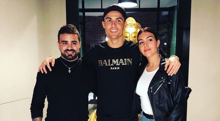 Tutto Durán junto a Cristiano Ronaldo y Georgina