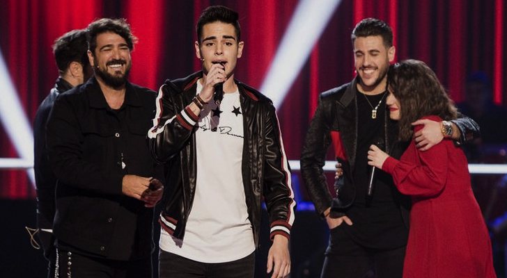 Juanjo y Natalia se despiden de los coaches y asesores de 'La Voz'