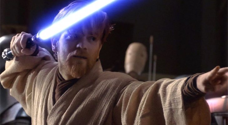 Ewan McGregor como Ob-Wan Kenobi en "El ataque de los clones"