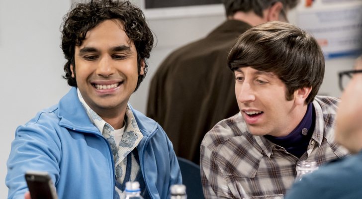 Kunal Nayyar y Simon Helberg en 'The Big Bang Theory'