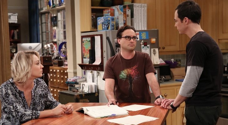 Penny, Leonard y Sheldon en 'The Big Bang Theory'