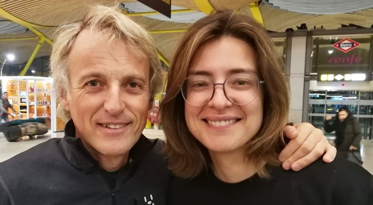 Jesús Calleja y Sandra Barreda antes de comenzar su aventura en 'Planeta Calleja'