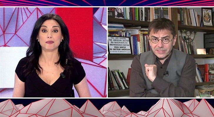 Marta Flich y Juan Carlos Monedero en 'Todo es mentira'