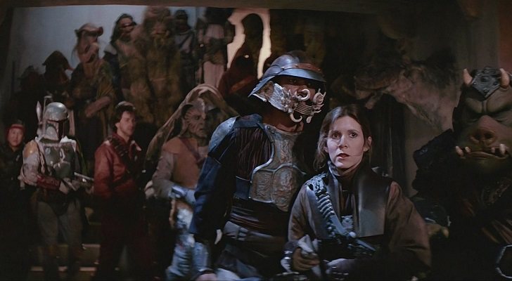 Carrie Fisher en &quot;El retorno del Jedi&quot;