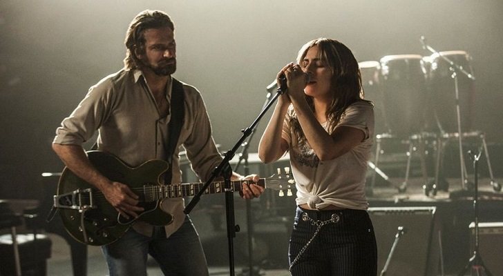 Lady Gaga y Bradley Cooper en "Ha nacido una estrella"