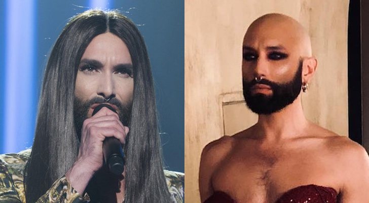 Conchita Wurst, antes y después