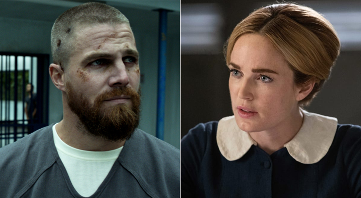 Stephen Amell en &#39;Arrow&#39; y Caity Lotz en &#39;Legends of Tomorrow&#39;