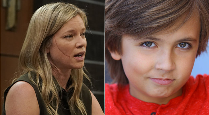 Amy Smart y Trae Romano