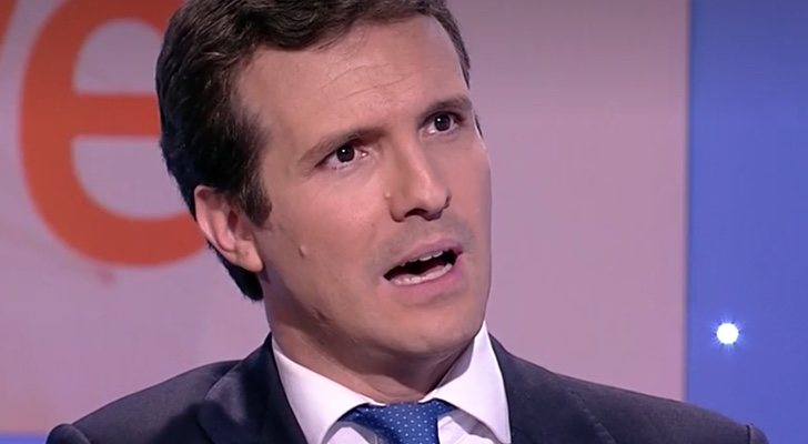 Pablo Casado en el 'Telediario 2'