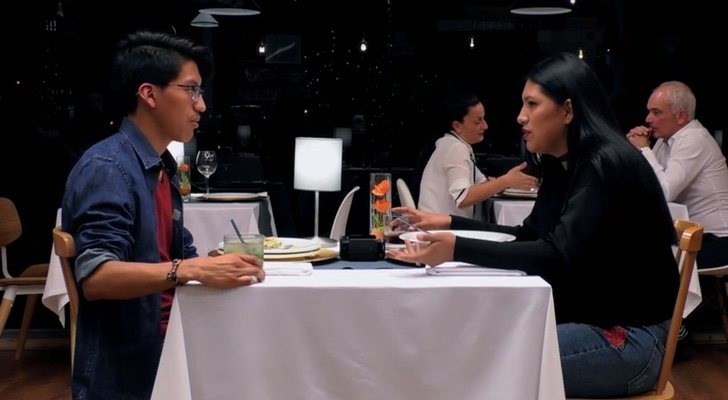 Sammy y Nicole cenan juntos en 'First Dates'