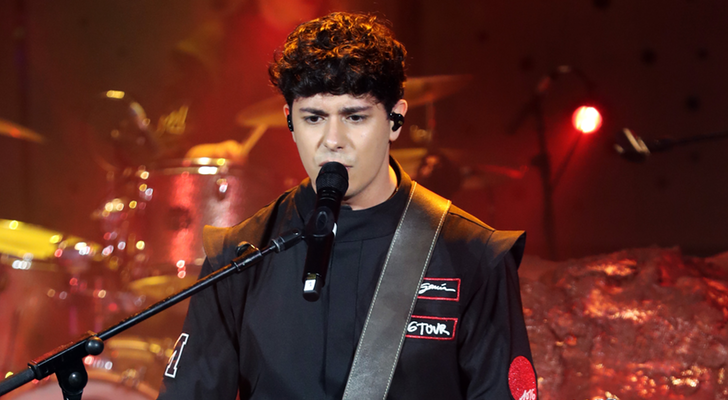 Alfred García en el concierto en la Joy Eslava Madrid