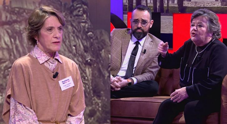 Cristina Almeida debate con Pilar Gutiérrez en 'Chester'
