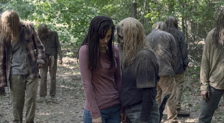 Lydia y Alpha en 'The Walking Dead'