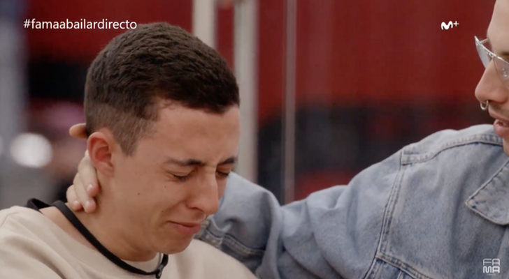 Iván Santander, derrumbado en 'Fama a bailar 2019'