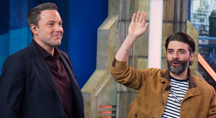 Ben Affleck y Oscar Isaac en 'El hormiguero'