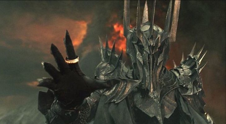 Sauron en las películas de "El Señor de los Anillos"
