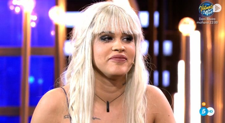 Ylenia durante su entrevista en plató