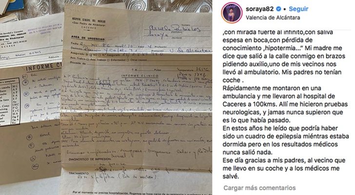 Instagram de Soraya Arnelas