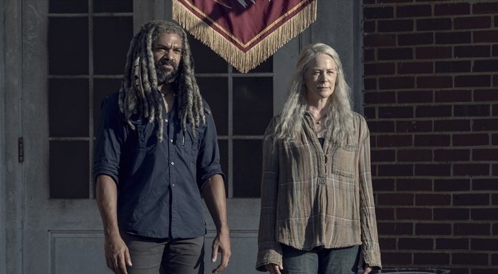 El rey Ezekiel y Carol en 'The Walking Dead'