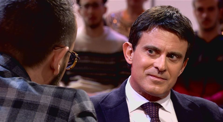 Manuel Valls en 'Chester' con Risto Mejide