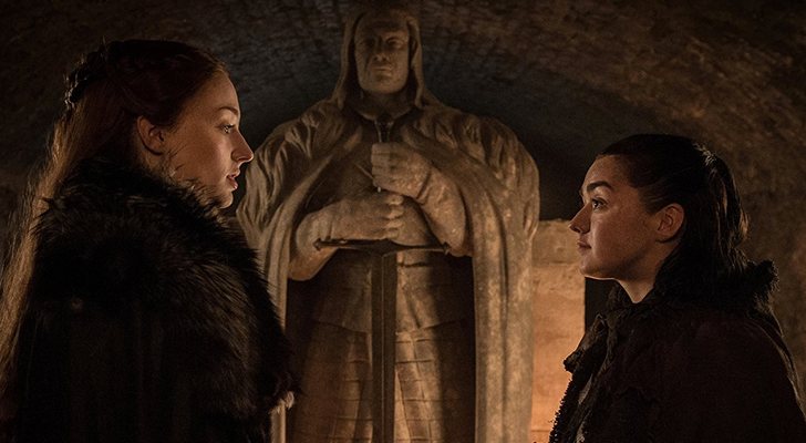 Sophie Turner y Maisie Williams en &#39;Juego de Tronos&#39;