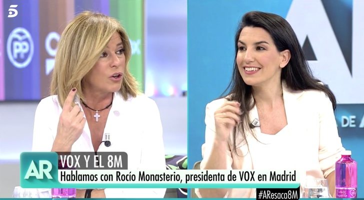 Esther Palomera y Rocío Monasterio en 'El programa de Ana Rosa'
