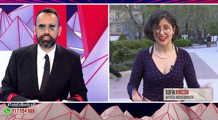 Risto Mejide y Sofía Rincón en 'Todo es mentira'