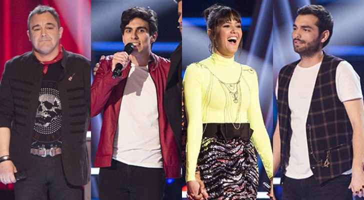 Andrés Balado, Andrés Iwasaki, Beatriz y Shaddai, concursantes eliminados de 'La Voz'