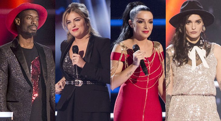 Mel, Apryl, Elena y Giosy, concursantes eliminados en las batallas de &#39;La Voz&#39;