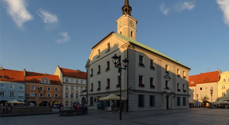 Plaza del Ayuntamiento de Gliwice (Polonia)