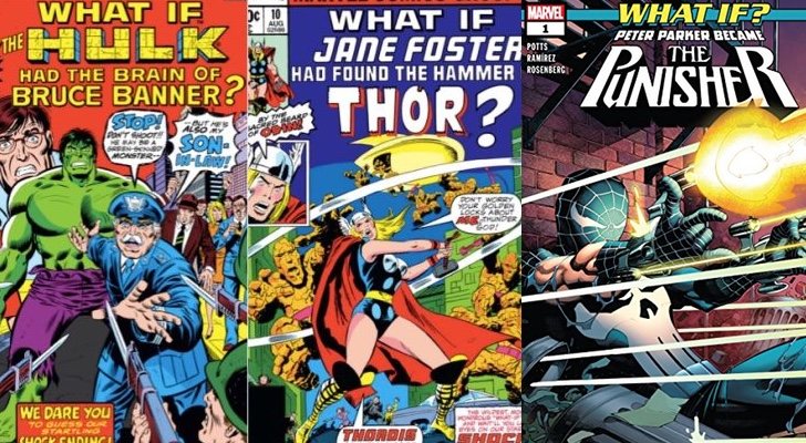 Portadas de los cómics originales de "What if...?"