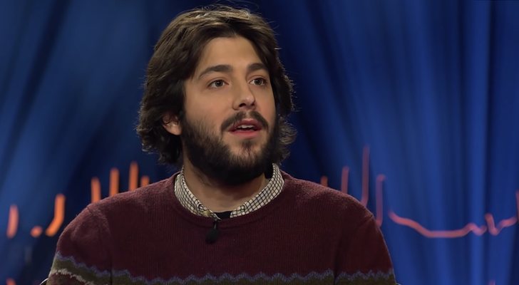 Salvador Sobral en la entrevista al programa &#39;Skavlan&#39;