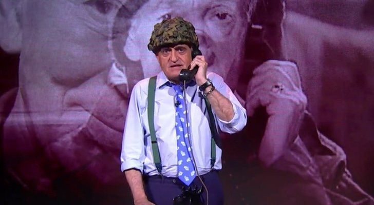 El Gran Wyoming llamando a Miguel Gila en 'El Intermedio'