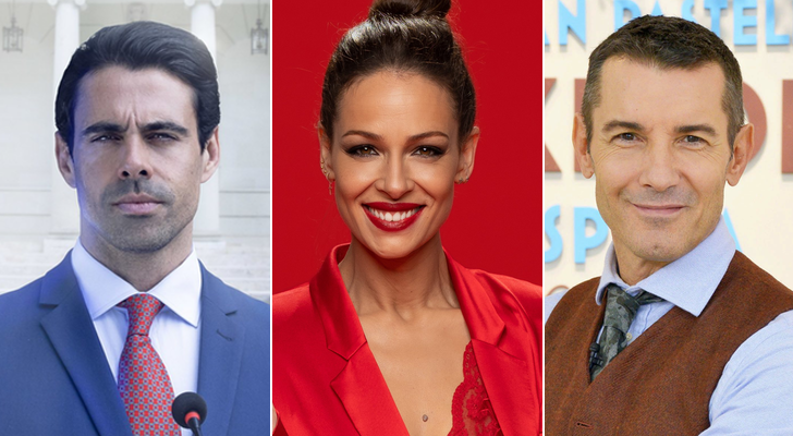 Emmanuel Esparza, Eva González y Jesús Vázquez