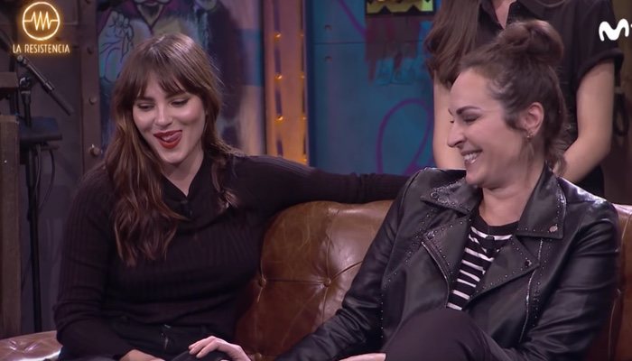 Andrea Duro y Ana Milán, a su paso por 'La resistencia'