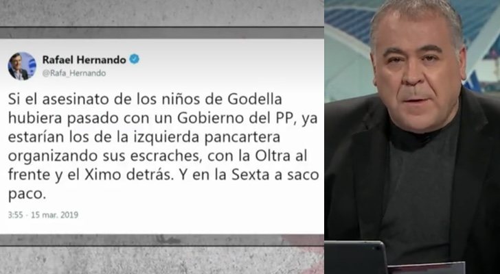 Ferreras y el tuit de Rafael Hernando