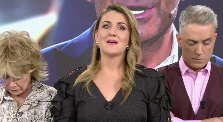 Mila Ximénez, Carlota Corredera y Kiko Hernández en &#39;Sálvame&#39;
