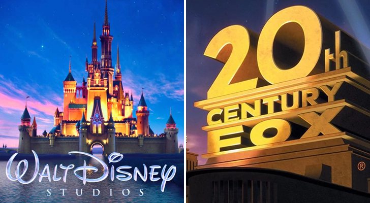 Los logos de Disney y 20th Century Fox