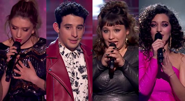 Palomy, Álex, Lia y Susana, concursantes eliminados de &#39;La Voz&#39;