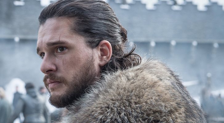 Kit Harington como Jon Nieve en la octava temporada de 'Juego de Tronos'
