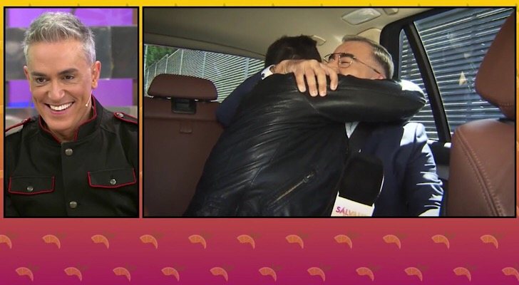 Jorge Javier Vázquez, emocionado al final de la entrevista en &#39;Sálvame&#39;