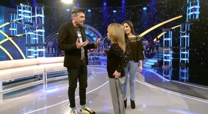 Ana, Susana, Nacho Guerrero y Carlos Sobera en el plató de 'Volverte a ver'