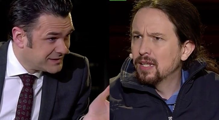 Pablo Iglesias e Iñaki López en 'laSexta Noche'