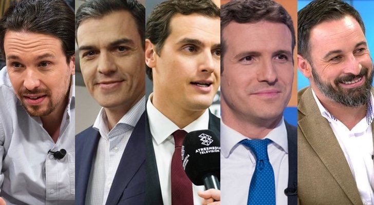 Los candidatos a Presidente en las elecciones del 28 de abril de 2019