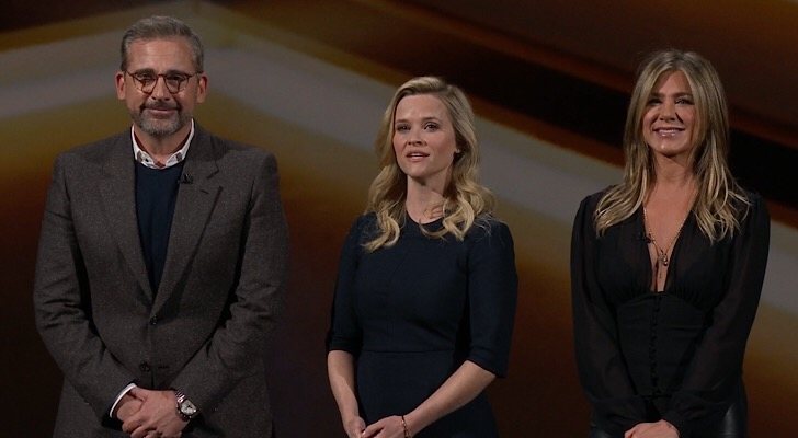 Steve Carell, Reese Witherspoon y Jennifer Aniston presentan su serie para Apple TV+