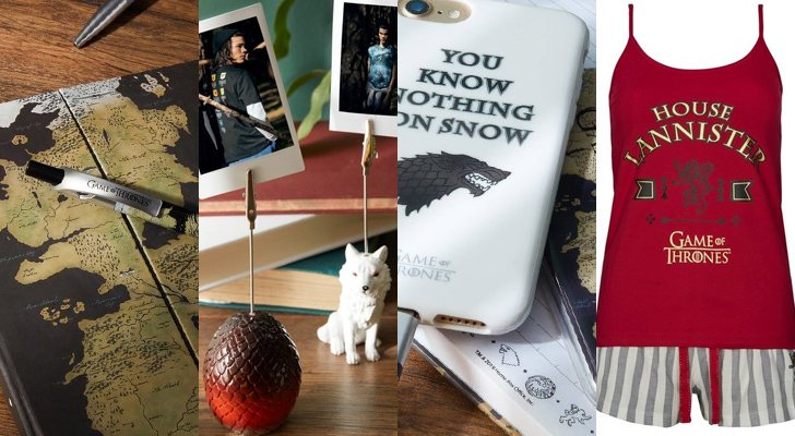 Libretas y bolis, portafotos, fundas de móvil y pijamas de la colección de Primark de &#39;Juego de Tronos&#39;